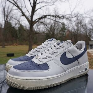Air Force 1 Low Grey Navy Blue Size 10